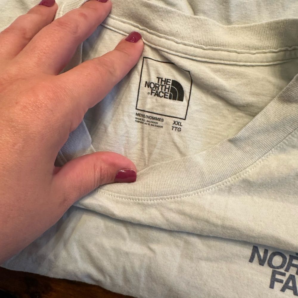 The North Face Light Blue T-Shirt